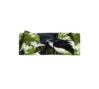 Cute Delicate Baby Bow Headband - Adorable Crows on the tree Print, Perfect for Infant Girls 0-6 Months