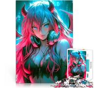 Cute Demon ElfJigsaw Puzzles 1000 Piece for Adults Educational Games Home Decoration is ideal as a gift for the whole family 38x26cm