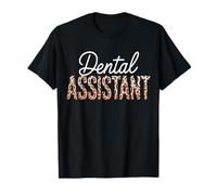 Cute Dental Assistant Leopard Dental Assisting Student T-Shirt