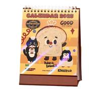 Cute Desk Calendar 2024-2025, Cute Calendar for Kids 2024-2025, Vista Print Pan Design 2025 Desktop Calendar, 2024-2025 Standing Desktop Calendar, 5.5 x 7.2 Inch Monthly Cardboard Academic Planner