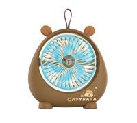 Cute Desk Fan - Portable Rechargeable Cooling Tool 2-Speed - Office Desk Fan Quiet | for Bedroom Study Room Office Apartment Dorm Travel Car