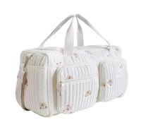 Cute Diaper Bag Large Capacity Quilted Tote, Soft Mommy Hospital Maternity Bag for Travel and Everyday Use(B)