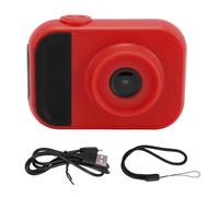 Cute Digital Camera 24MP HD 4X Digital Zoom Water Resistant Autofocus Compact Camera for Birthday Gifts (Red)