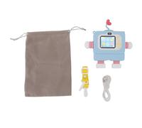 Cute Digital Camera, Cartoon Design 48MP 1080P HD Video Camera Rain Proof Compact Camera for Kids Toddlers Birthday Gift ABS Silicone 2 Inch Screen