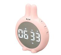 Cute Digital Timer, Kids Countdown Timer with Rabbit Shape, Multifunctional High Accuracy Magnetic Kitchen Timer for Homework Cooking Sports with Mute Vibration Ring