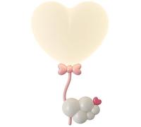 Cute Dimmable Heart LED Wall Sconce for Girls Bedroom, Nordic Modern Design for Kids Bedside, Headboard, Bathroom, Hallway