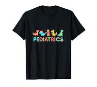 Cute Dino Nurse Playful Pediatric Cartoon design for Kids T-Shirt