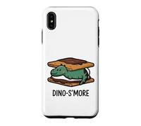 Cute Dino S'more Sweet Campfire Snack Case for iPhone XS Max
