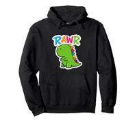 Cute Dino Stuffy Funny Kid Cartoon Costume Rawr Dinosaur Pullover Hoodie