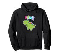 Cute Dino Stuffy Funny Kid Cartoon Costume Rawr Dinosaur Pullover Hoodie