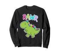 Cute Dino Stuffy Funny Kid Cartoon Costume Rawr Dinosaur Sweatshirt