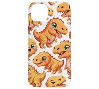 Cute Dino T Rex Chicken Nugget Funny Tyrannosaurus for Kids Case for iPhone 14 Plus