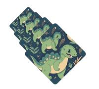 Cute Dinosaur Car Air Freshener Cards for Women Men 4 Pack Cute Car Accessories Long Lasting Scent Car Diffuser Hanging Auto Aromatherapy Tablets Car Fresheners Gifts