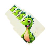 Cute Dinosaur Car Air Fresheners Cards Set of 4 Pieces Personalized Car Fresheners Gifts for Men Women Auto Aromatherapy Tablets Hanging Scented Cards for Wardrobe Bathroom