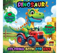 Cute Dinosaur Coloring Adventure: Packed with playful dino scenes, smiling reptiles, and coloring joy - Includes Word Search Activities for Extra Fun!