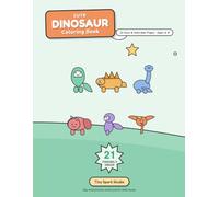 Cute Dinosaur Coloring Book for Kids Ages 4-8: 21 Easy & Adorable Dinosaur Coloring Pages for Preschoolers, Toddlers & Young Kids | Big Bold Designs | Single-Sided Pages