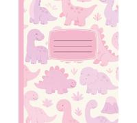 Cute Dinosaur Composition Notebook: Whimsical Writing Journal for Kids & Dino Lovers (120 Pages, 7.5” x 9.25”)
