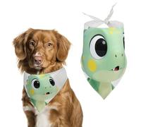 Cute Dinosaur Dog Bandana, Soft Breathable Pet Scarf, Personalized Dog Bib Kerchief for Small Medium Large Dogs Cats, Exquisite Pet Neckerchief for Daily Wear, Travel, Party