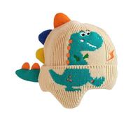Cute Dinosaur Ears Knitted Hat, Beanie, Ear Protection with Earflaps, Winter Hat, Toddler Knitted Hat, A