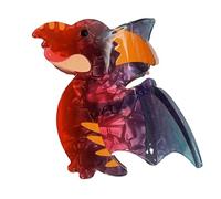 Cute Dinosaur Hair Clips Set - Form a roaring style, acrylic animal barrettes in trendy and fast pastel colors, feel and co for all kinds, Kawaii T