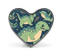 Cute Dinosaur Lapel Pin Exquisite Fashion Brooches Personalized Buttons Badge Novelty Unique Button Pins Cute Heart Shaped Pins Metal Buttons for Backpack Hat Bag Jacket