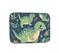Cute Dinosaur Laptop Case 13 inch, Shockproof Protective Computer Sleeve Cover Water Resistant Laptop Bag Carrying Tablet Cover Briefcase Handbags Gifts for Men Women