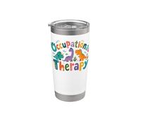 Cute Dinosaur Occupational Therapy Occupational Therapist OT Stainless Steel Insulated Tumbler