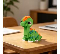 Cute Dinosaur Ornament,Mini Dinosaur Themed Decorative Figurine for Desk Decor & Unique Gifts(Brachiosaurus)