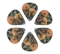 Cute Dinosaur Printed Guitar Picks Plectrum,Guitar accessories,6pcs 0.46mm