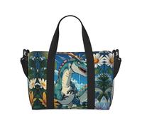Cute Dinosaur Printed women's crossbody handbag, suitable for work commuting/fitness/travel, fashionable and versatile shoulder bag