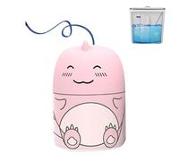 Cute Dinosaur-Shaped Bowl Cleaner Bottle, Toilet Deodorizer Wonder with Carrying Rope, No Dirty Hands, Ocean,Jasmineand Peach Scent, One Bottle Can Use About Three Months (Peach)