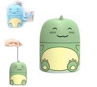 Cute Dinosaur-Shaped Toilet Bowl Cleaner Bottle,Automatic Bathroom Toilet Tank Cleaner with Carrying Rope,Three Fragrances, Ocean Jasmine Peach for 90 days,Easy to Use Leaving Fresh Scent (Green)