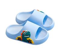 Cute Dinosaur Slides Slippers Clearance Shower Shoes Slippers Pool Slippers Beach Pool Slide Sandals Unisex-Child Comfort Slides Swim Shoe Kids Sliders New 3#_Blue 9