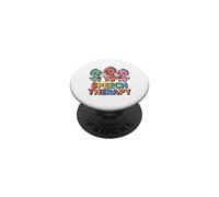 Cute Dinosaur Speech Therapy SLP Communication PopSockets Adhesive PopGrip
