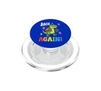 Cute Dinosaur Student Teacher Back Again to School Welcome PopSockets PopGrip for MagSafe