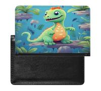Cute Dinosaures Passport Cover Protector Rfid Blocking Passport Holder Id Card Holder Secure Travel Wallet Organizer for Passport Tickets Credit Cards, style, One Size