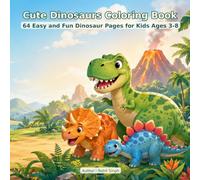 CUTE DINOSAURS COLORING BOOK