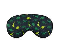 Cute Dinosaurs Pattern Sleep Eye Mask Soft Sleep Cover Blindfold Sleeping Mask Cover for Sleep Travel
