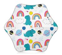 Cute Dinosaurs Rainbows White Kids Umbrella Girls Stick Essentials Boy Umbrellas for Rain Custom Toddlers Spf 50+ Sun Umbrellas Uv Protection