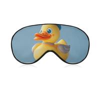 Cute Diorama Duck Sleeping Mask, Light Blocking Eye Mask, Comfortable and Soft, Eye Cover with Elastic Band, Suitable for Men and Women, Suitable for Travel/Sleeping