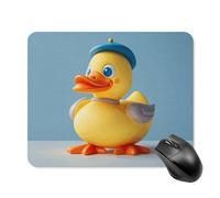 Cute Diorama Duck Square Mouse Pad Portable Computer Mousepad with Non-Slip Rubber Base 20 * 25cm Ultra-Thin Gaming Mouse Mat for Computer Laptop Office Desk Accessories