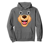 Cute DIY Lazy Halloween Xmas Costume, Bear Face Pullover Hoodie