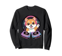 Cute Dj Symphony Beats Pixel Pulse Vibes Sweatshirt