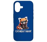 Cute Do What I Want Red Panda Lover Case for iPhone 17