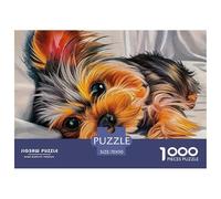 Cute Dog, 1000-piece Jigsaw, Calming Yet Stimulating Indoor Activity, Perfect for Keepsakes Or Gallery Walls, Suitable for Ages 8+, 70x50cm/1000pcs