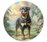 Cute Dog 1000 Piece Jigsaw Puzzle for Adults Animal Theme Colourful Jigsaws Challenge Games Fun Present & Activity 1000pcs (67.5x67.5cm)