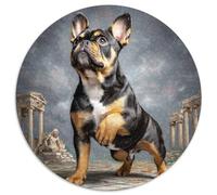 Cute Dog 1000 Piece Paper Jigsaw Puzzle Color Challenge Impossible Jigsaw Puzzles Cartoon Illustration For Adults And Kids Gifts 1000pcs (67.5x67.5cm)