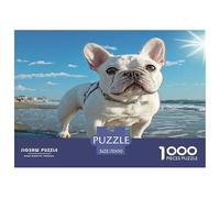 Cute Dog 1000 Pieces Jigsaws for Adults Puppy Art Colorful DIY Craft Beautiful Home Decoration Uncover The Puzzle 70x50cm/1000pcs