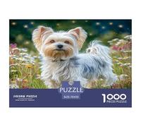 Cute Dog 1000 Pieces Jigsaws for Adults Puppy Art Colorful DIY Craft Beautiful Home Decoration Uncover The Puzzle 70x50cm/1000pcs