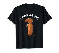 Cute Dog Attention Seeker Big Eyes Funny Standing T-Shirt